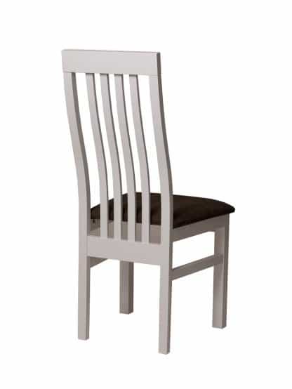 כיסא לבן לפינת אוכל דגם 434 עץ מלא