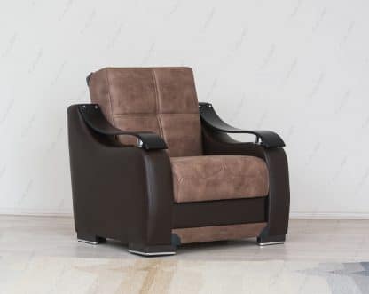 כורסא מעוצבת דגם BELLA-BROWN
