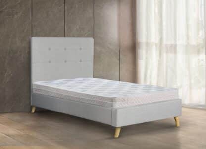 מיטה יחיד עם מזרון MONTI-GRAY