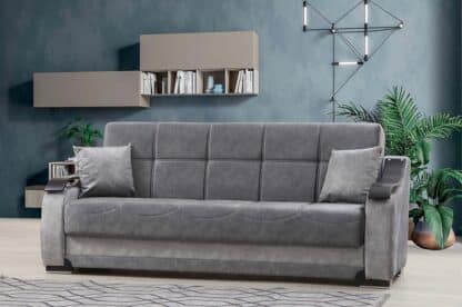 Раскладной диван STELLA серый