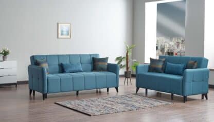 Мягкая мебель для гостиной TRIANA бирюзового цвета